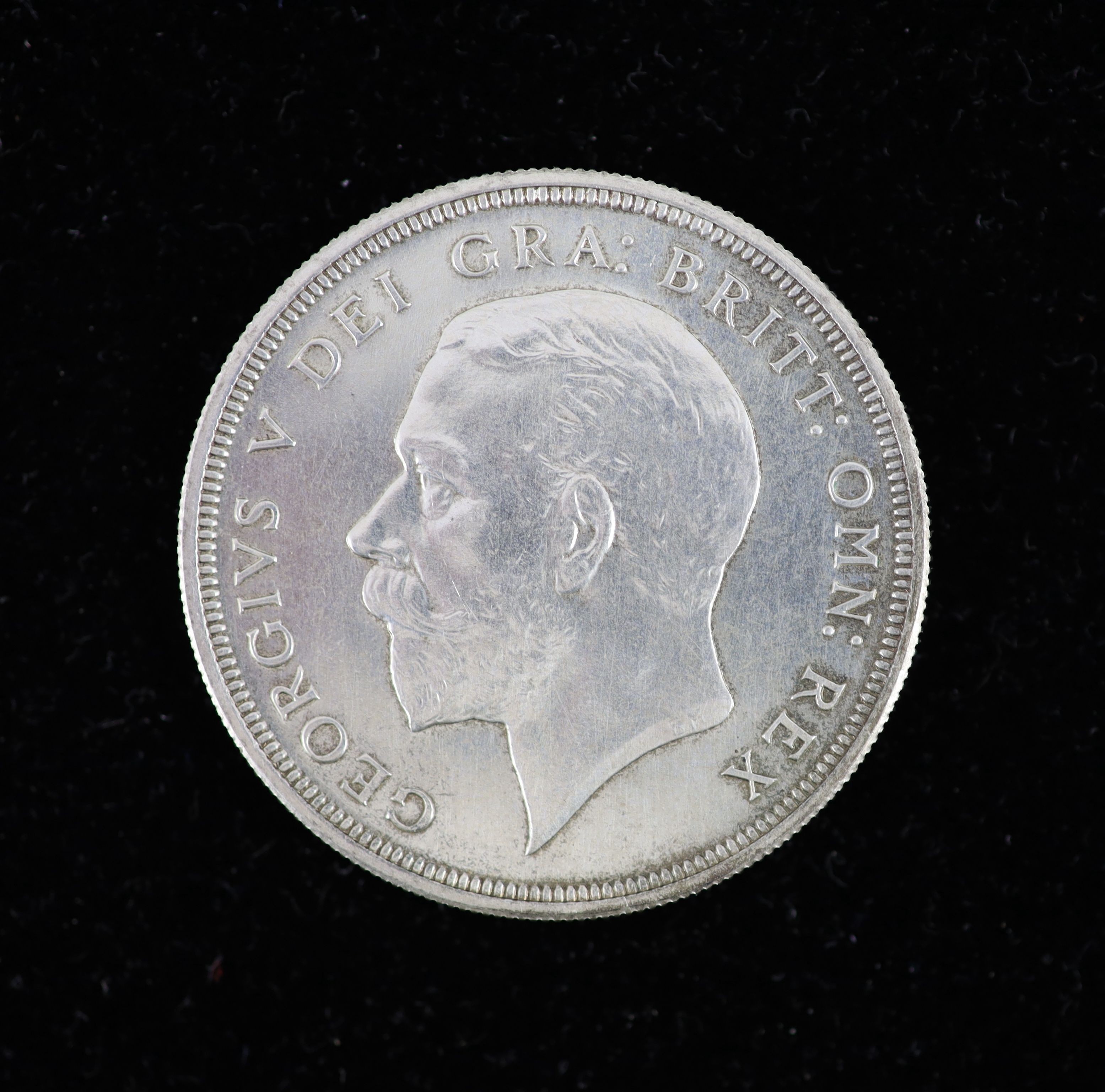 A George V Proof Crown, 1927 (S 4036), fourth coinage, cleaned otherwise EF